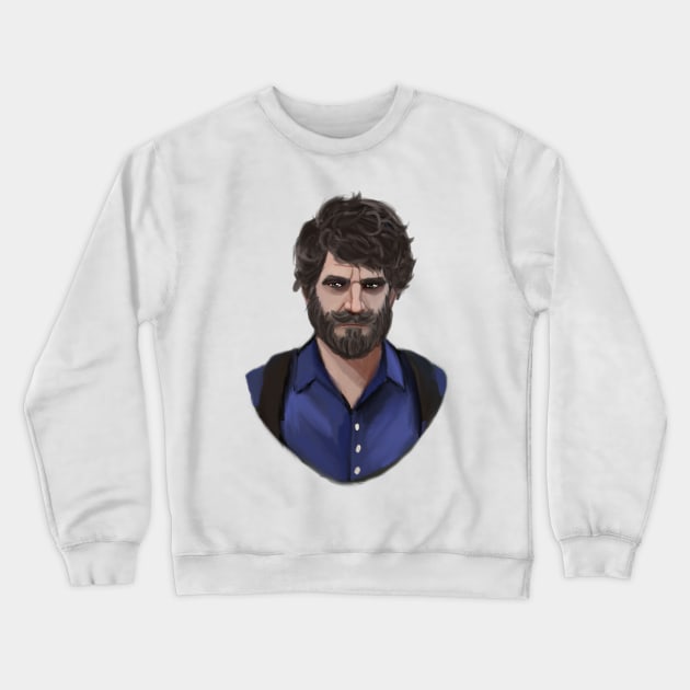 The Hopeless Wanderer Crewneck Sweatshirt by HappyRandomArt